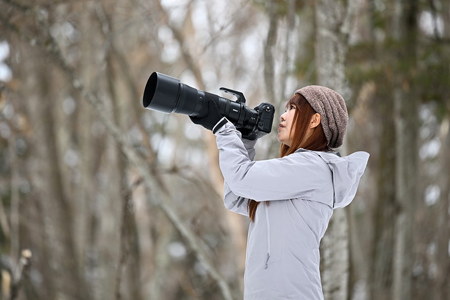 Natsumi Handa Shooting in Snow | Nikon Cameras, Lenses & Accessories